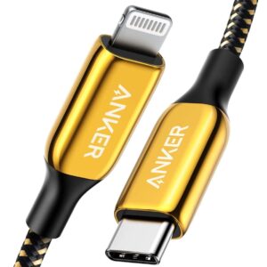 Anker golden age of charging 24K gold plated USB-C to lightning. Model : A8843