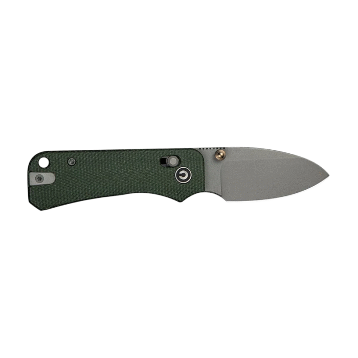 CIVIVI Baby Banter 2 Green Canvas Micarta Handle Gray Stonewashed Nitro-V Blade Model : C23074-3 - Image 2