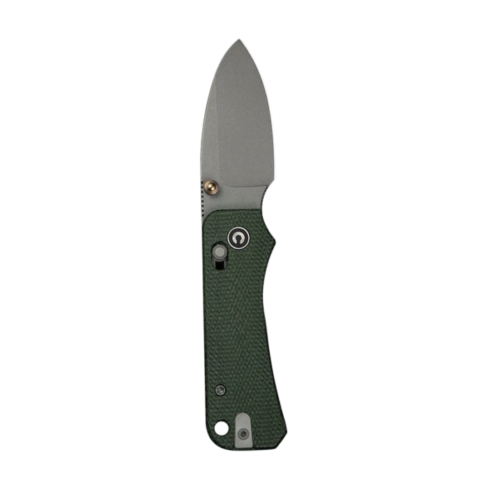 CIVIVI Baby Banter 2 Green Canvas Micarta Handle Gray Stonewashed Nitro-V Blade Model : C23074-3 - Image 3