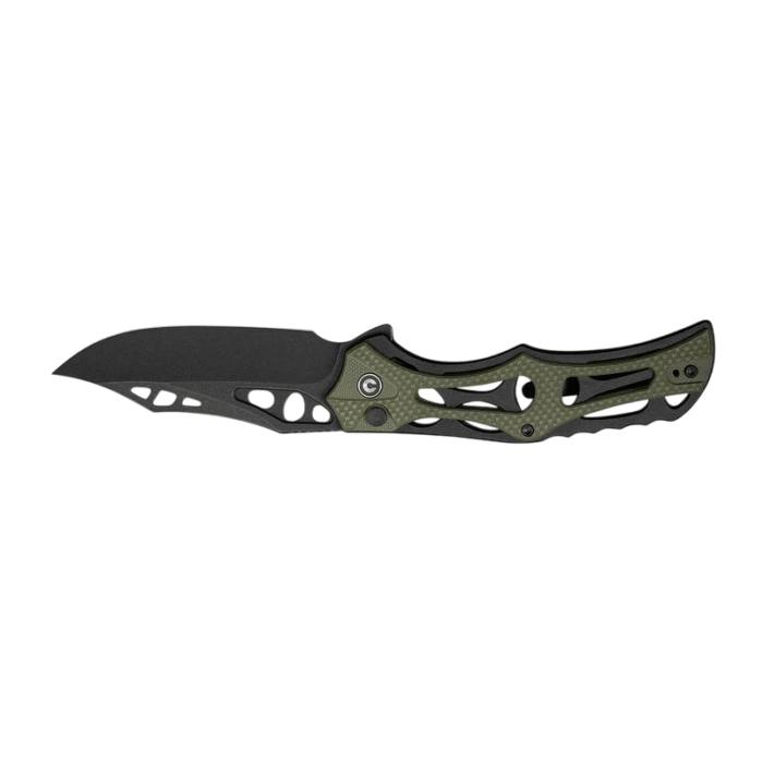 CIVIVI Biophase  Black Aluminum With OD Green Coarse G10 Handle Black Stonewashed Nitro-V Blade Model: C23083C-2 - Image 4