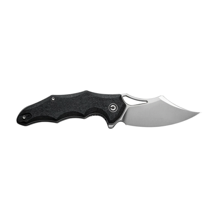 CIVIVI Chiro Black Shredded G10 Handle Satin Finished 14C28N Blade Model: C23046-3 - Image 4