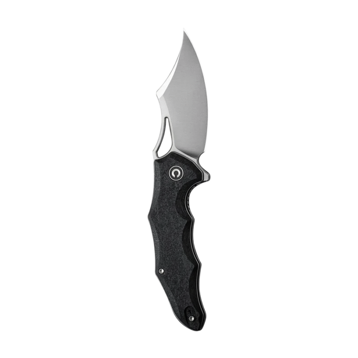 CIVIVI Chiro Black Shredded G10 Handle Satin Finished 14C28N Blade Model: C23046-3 - Image 3