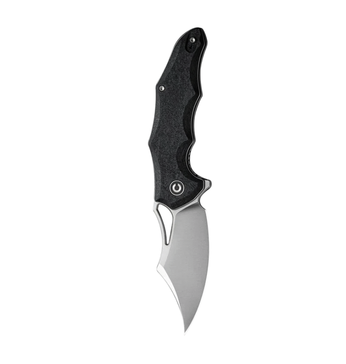 CIVIVI Chiro Black Shredded G10 Handle Satin Finished 14C28N Blade Model: C23046-3 - Image 2