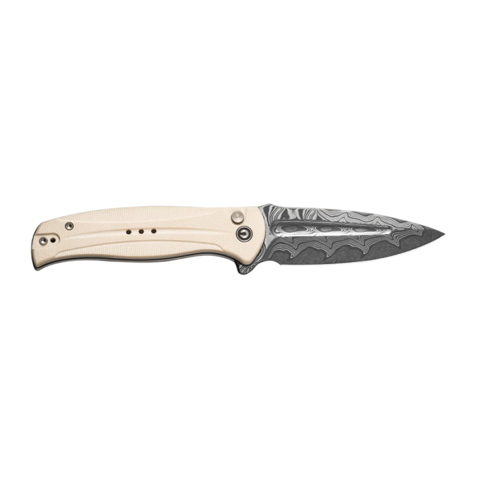 CIVIVI Incindie Ivory G10 Handle Damascus Blade Model:  C23053-DS1 - Image 4