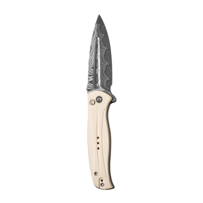 CIVIVI Incindie Ivory G10 Handle Damascus Blade Model:  C23053-DS1 - Image 3