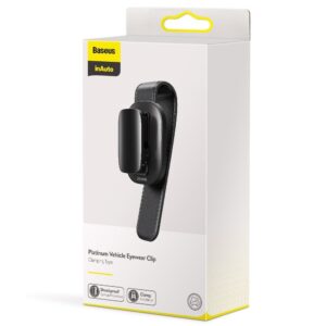 Baseus Platinum Vehicle Eyewear Clip Clamping Type. Model : ACYJN-B01
