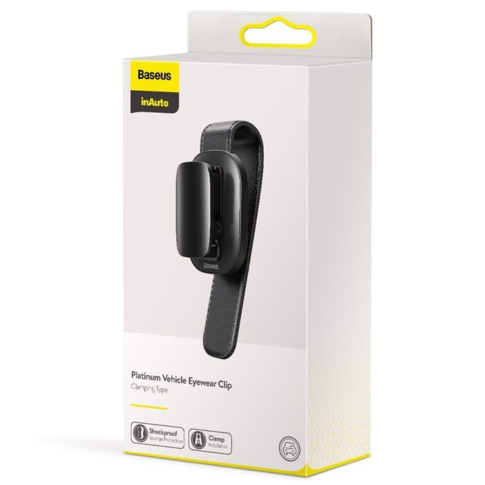 Baseus Platinum Vehicle Eyewear Clip Clamping Type. Model : ACYJN-B01
