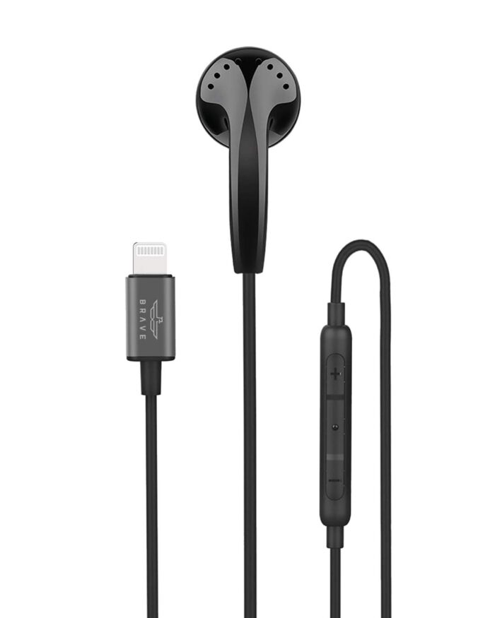 Brave Mono Earphone Lightning Connector. Model : BBML-715.