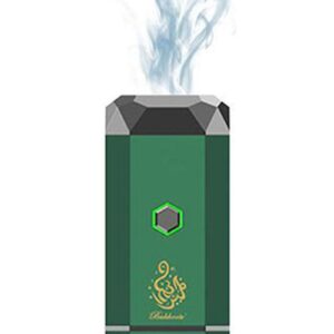 Green Lion Smart Bakhour Daimond Mini Incense Burner 2500mAh Color Green. Model : GNSBKURDMINIGN