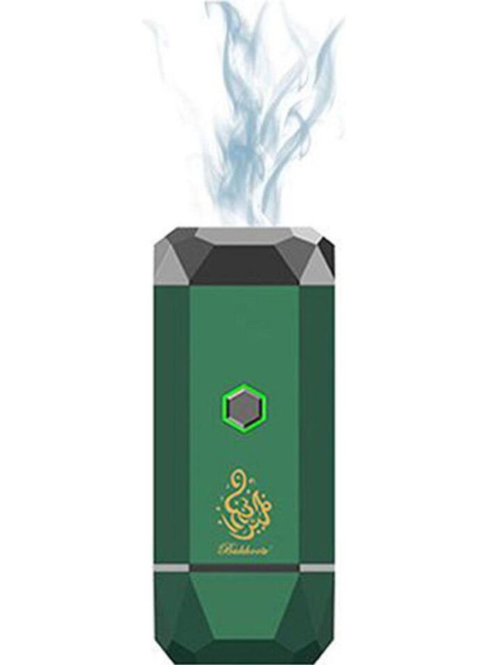 Green Lion Smart Bakhour Daimond Mini Incense Burner 2500mAh Color Green. Model : GNSBKURDMINIGN