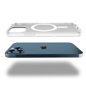 Green 360° Anti-Shock Creative Magnetic Case for iPhone 14 Pro Clear - (6.1"). Model : GN360MAG14PCL