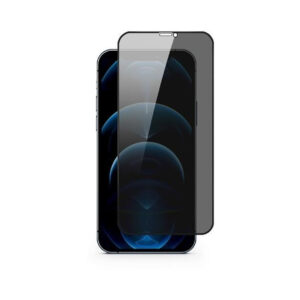 Green 3D PET Privacy Glass Screen Protector for iPhone 14 (6.1") - Black. Model : GN3DPPY14