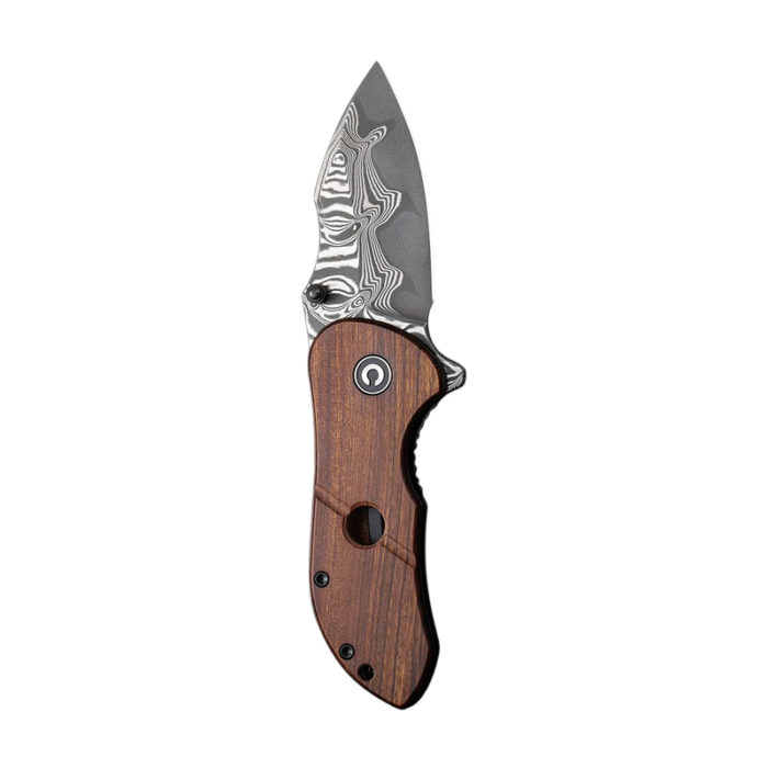 CIVIVI Gordo  Guibourtia Wood Handle Damascus Blade Model: C22018C-DS1 - Image 3