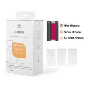 HPRT Apply to HPRT Compact Photo Printer 1 Ribbon & 54pcs of Paper