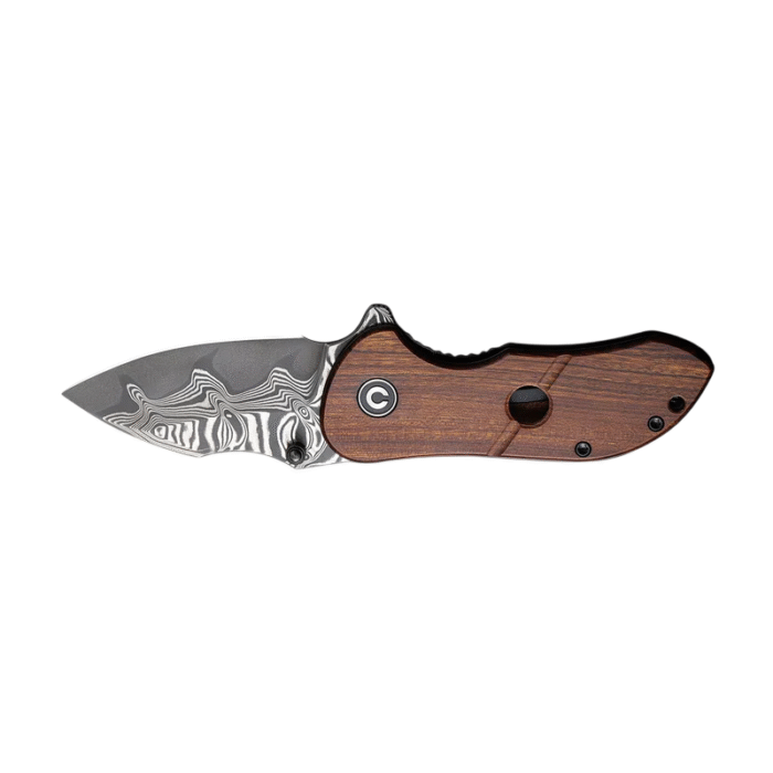 CIVIVI Gordo  Guibourtia Wood Handle Damascus Blade Model: C22018C-DS1 - Image 2