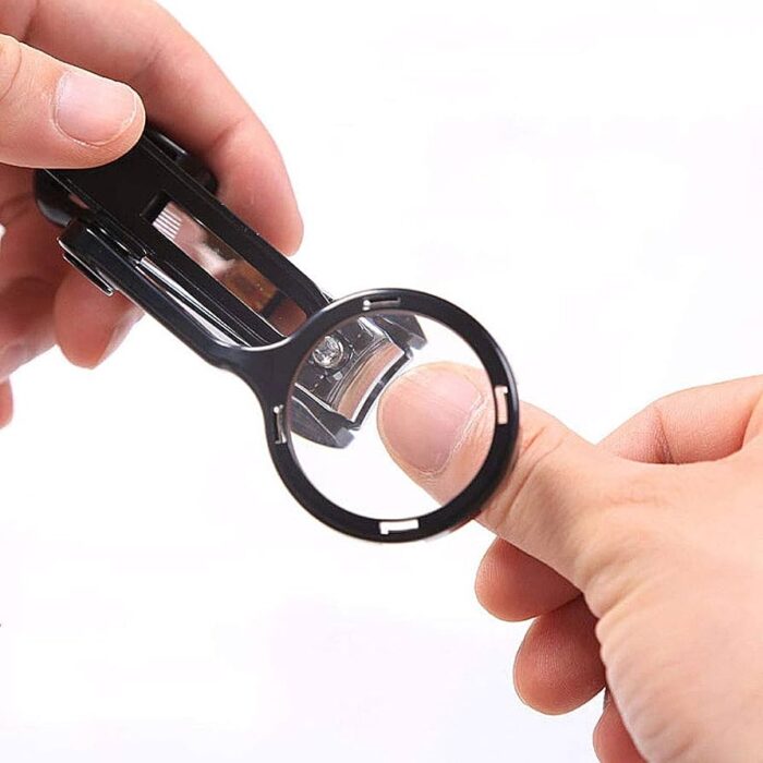 LED Nail Clipper with Magnifier