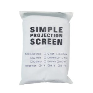 Simple Projection Screen Size : 100 inch Proportion : 16:9