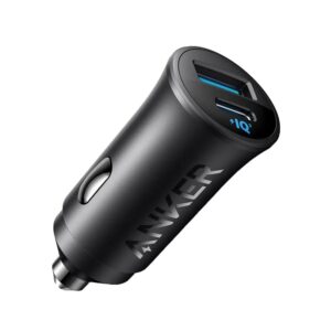 Anker Ultra-Compact Dual-Port Car Charger (30W, 2 Ports). Model : A2741