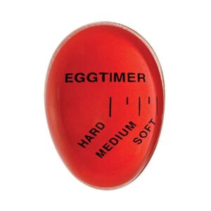 Egg Timer Changes Color as the Egg Cooks