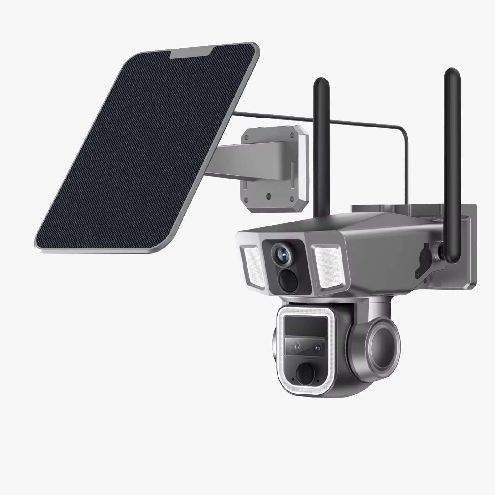 Hal Solar Triple Lens Linkage Camera 10X 4G EAU Version Solar Smart PTZ. Model : Y7A