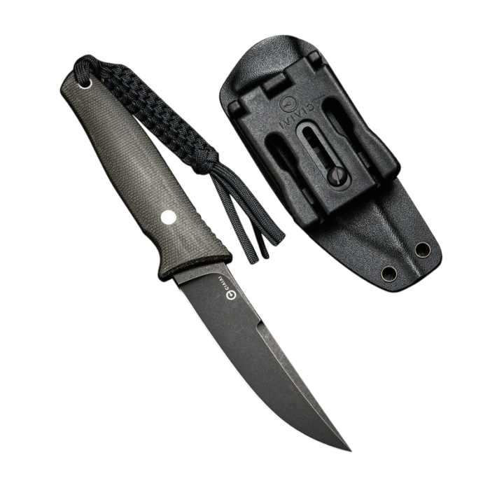 CIVIVI Tamashii  Dark Green Micarta handle Black Stonewashe d D2 Blade Model: C19046-4 - Image 2