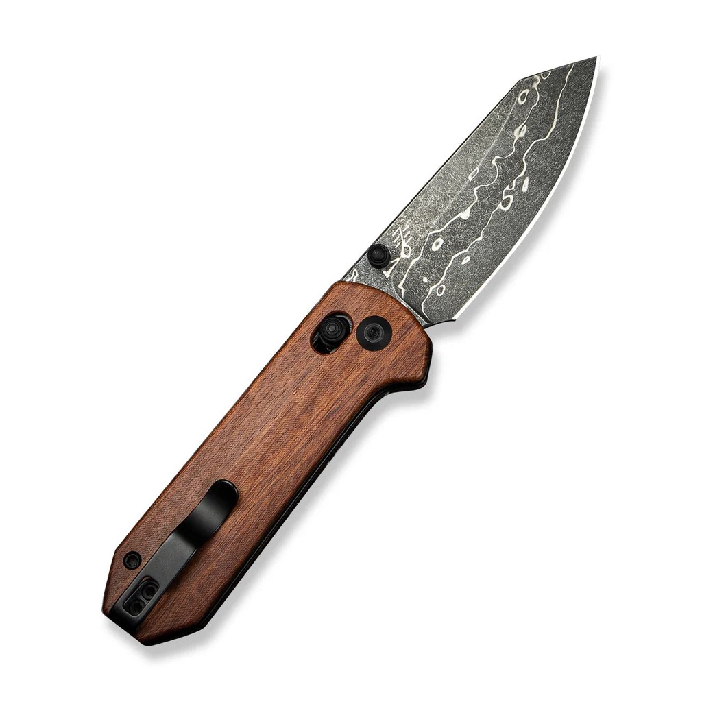 Civivi Yonder Guibourtia Wood Handle Damascus Blade Model :C23073B-DS1