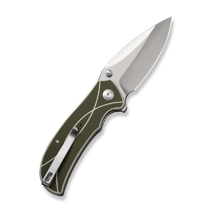 Sencut Hyrax Green / Ivory G10 Handle Satin Finished 9Cr18MoV Blade Model : S23097-2