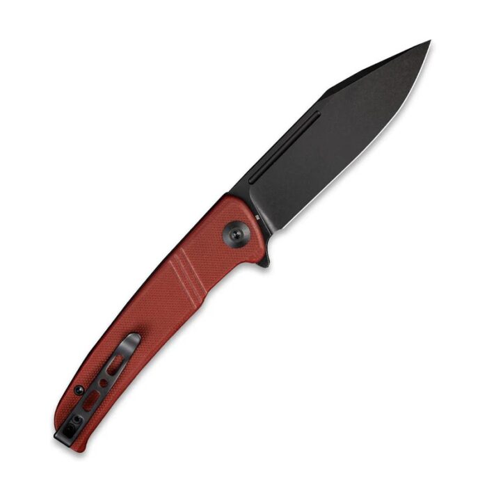 Sencut Discontinued Brazoria Burgundy G10 Handle Black Stonewashe d D2 Blade Model : SA12C
