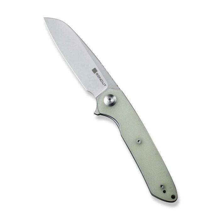 Sencut Discontinued Kyril Natural G10 Handle Stonewashe d 9Cr18MoV Blade Model : S22001-2
