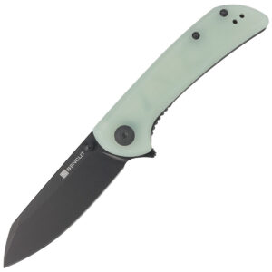 Sencut Discontinued Fritch Natural G10 Handle Black Stonewashe d 9Cr18MoV Blade Model : S22014-2