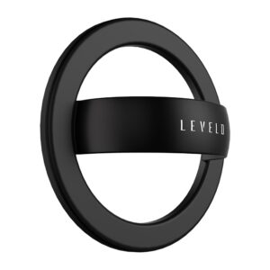 Leveld Magnetic Phone Grip Luna Color. Black Model: LVL -LUNA - BK