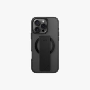 UNIQ HYBRID IPHONE 16 PRO (2024) 6.9 HELDRO MAX MAGCLICK WITH CAMERA STAND - VAPOUR (SMOKE) Model : UNIQ-IP6.9P(2024)-HELMMSMK