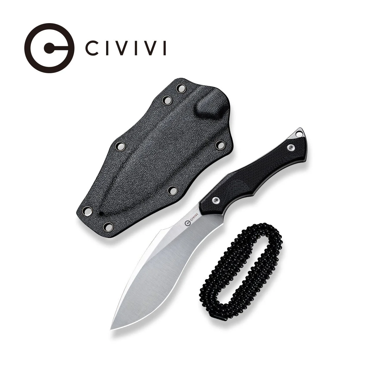 CIVIVI Vaquita II Black G10 Handle Satin Finished Nitro-V Blade Model: C047C-1