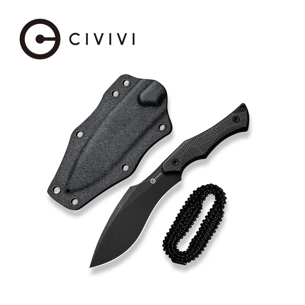 CIVIV Vaquita II Dark Green Canvas Micarta Handle Black Stonewashe d Nitro-V Blade Model C047C-3
