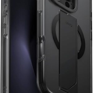 UNIQ HYBRID IPHONE 16 PRO (2024) 6.3 HELDRO MAX MAGCLICK WITH CAMERA STAND - VAPOUR (SMOKE) MODEL : UNIQ-IP6.3P(2024)-HELMMSMK