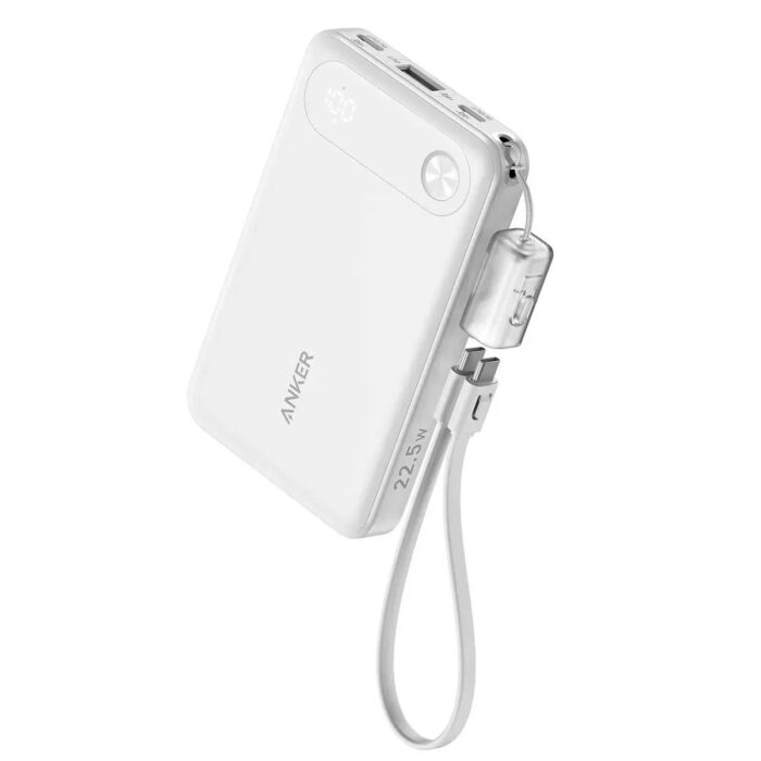 Anker Power Bank ( 10K - 22.5W ) Colour White Model : A1257P21