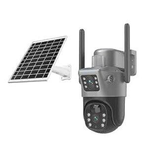 Solar Two Screen Outdoor Solar WIFI Camera Model: ABT-H9W-B
