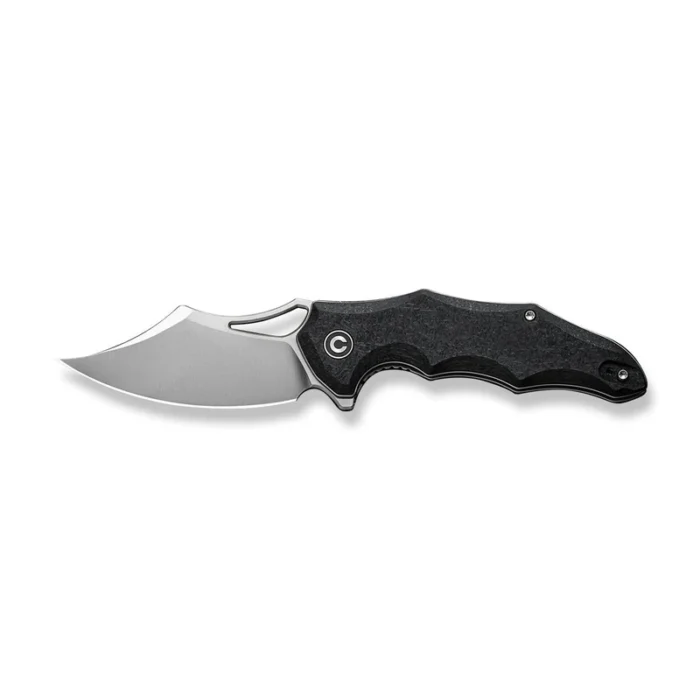 CIVIVI Chiro Black Shredded G10 Handle Satin Finished 14C28N Blade Model: C23046-3
