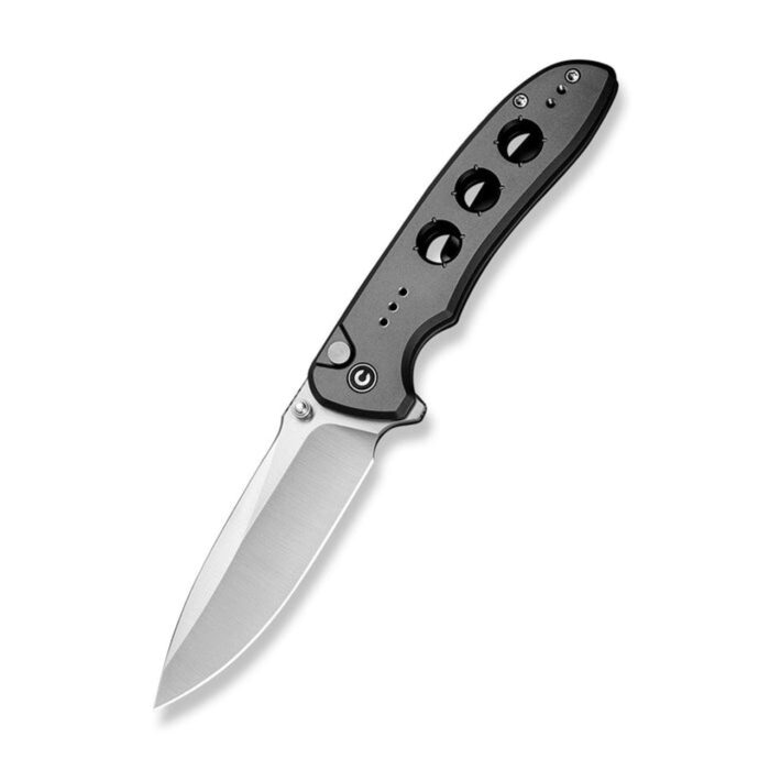 CIVIVI Hyperpulse  Gray Aluminum Handle Satin Finished 14C28N Blade Model:  C23087A-3