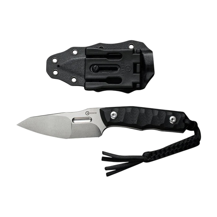 CIVIVI  Propugnator Black G10 Handle Stonewashed D2 Blade Model: C23002-1