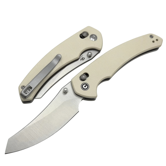 CIVIVI Sixgill Ivory G10 Handle Satin Finished Nitro-V Blade Model : C24050-2
