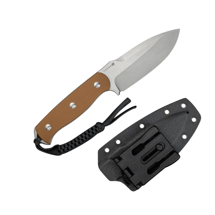 SENCUT  Toxodon Brown G10 Handle Stonewashed 9Cr18MoV Blade Model:  S24036-3 - Image 3