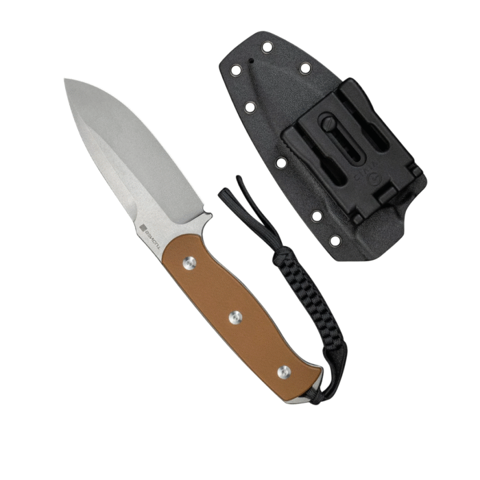SENCUT  Toxodon Brown G10 Handle Stonewashed 9Cr18MoV Blade Model:  S24036-3 - Image 2