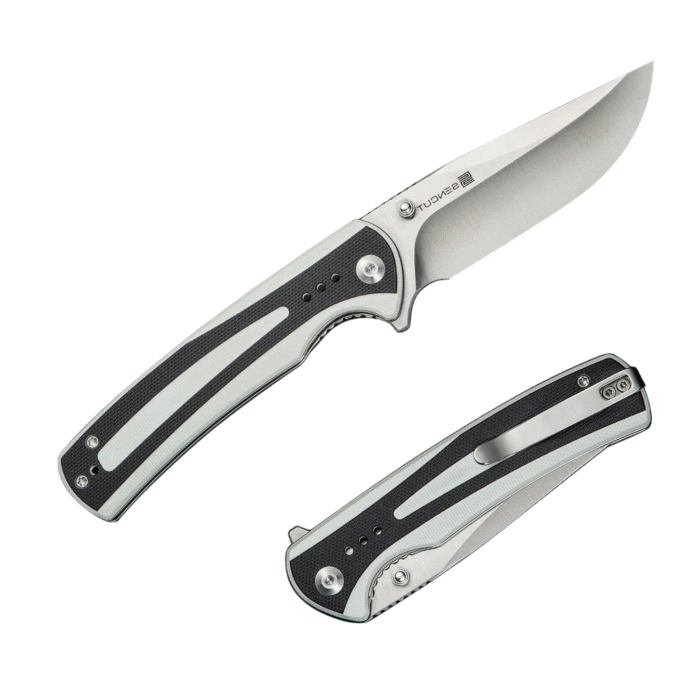 SENCUT Regnator White / Black G10 Handle Satin Finished 9Cr18MoV Blade Model: S24057-3 - Image 3