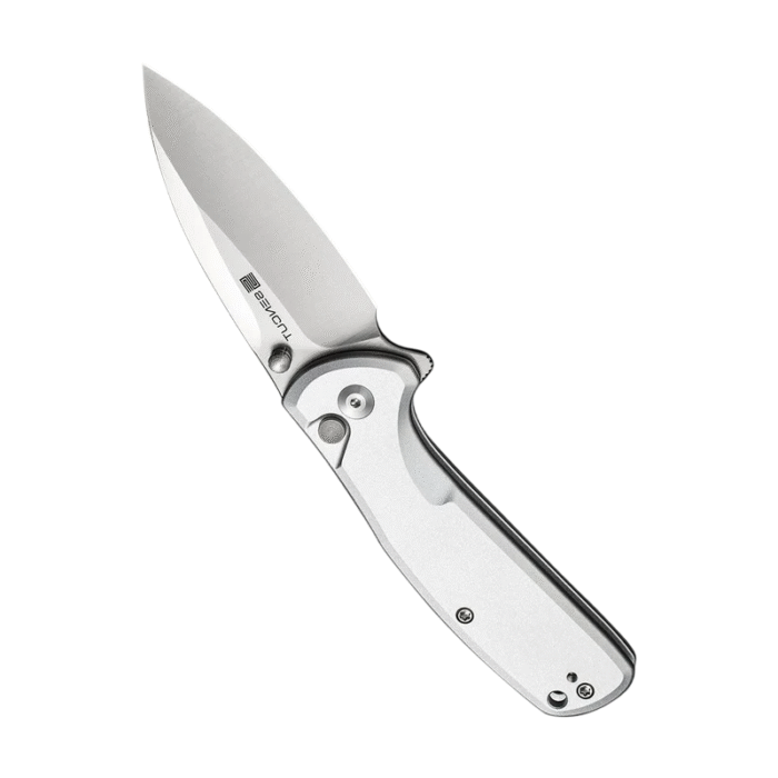 SENCUT  ArcBlast Silver Aluminum Handle Satin Finished 9Cr18MoV Blade Model:  S22043B-2 - Image 2