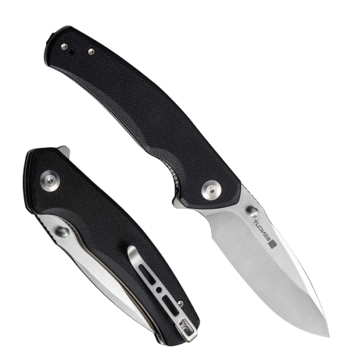 SENCUT Discontinued Slashkin Black G10 Handle Satin Finished D2 Blade Mode: S20066-1 - Image 4