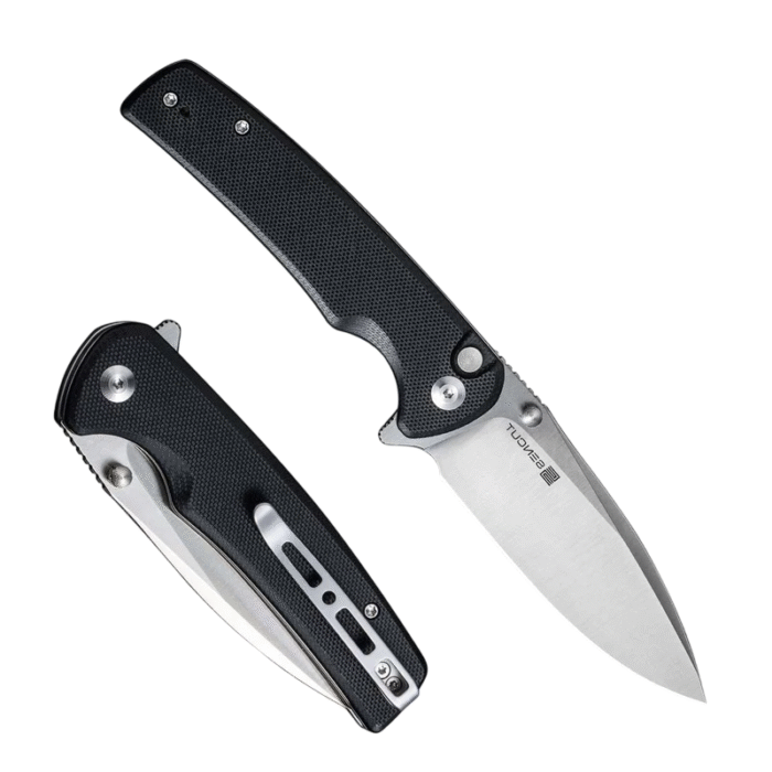 SENCUT Sachse Black G10 Handle Satin Finished 9Cr18MoV Blade Model: S21007-5 - Image 4
