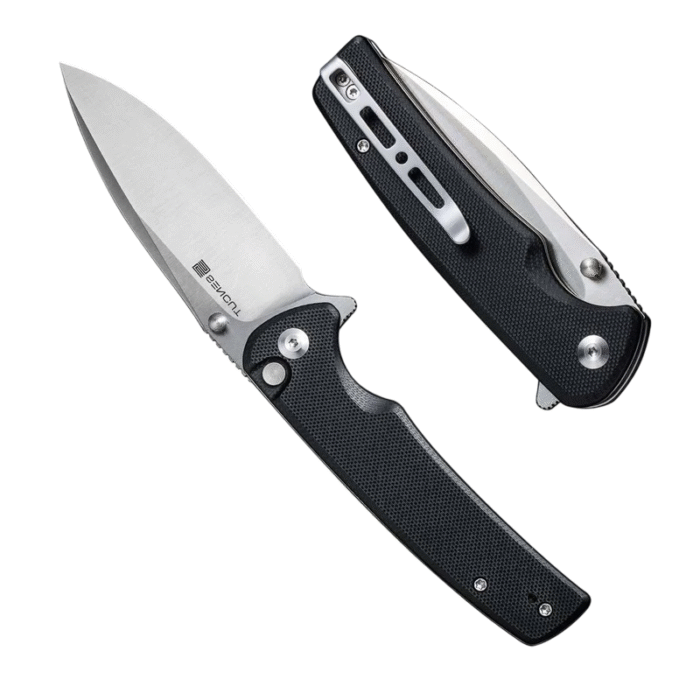 SENCUT Sachse Black G10 Handle Satin Finished 9Cr18MoV Blade Model: S21007-5 - Image 2
