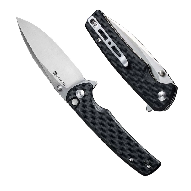 SENCUT Sachse Black G10 Handle Satin Finished 9Cr18MoV Blade Model: S21007-5 - Image 2
