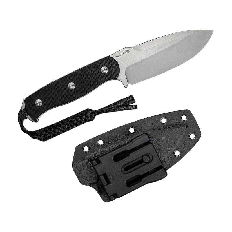 SENCUT Toxodon Black G10 Handle Stonewashed 9Cr18MoV Blade Model: S24036-1 - Image 3